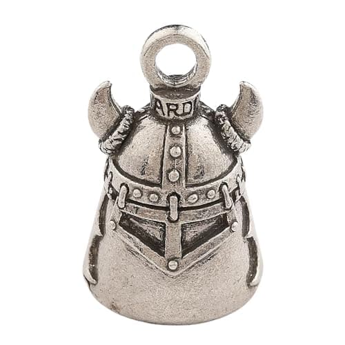 Guardian Bell Viking Good Luck Bell w/Keyring & Black Velvet Gift Bag | Motorcycle Bell | Lead-Free Pewter | Good Luck Gift to Friends & Family | Bike Bell | Made in USA