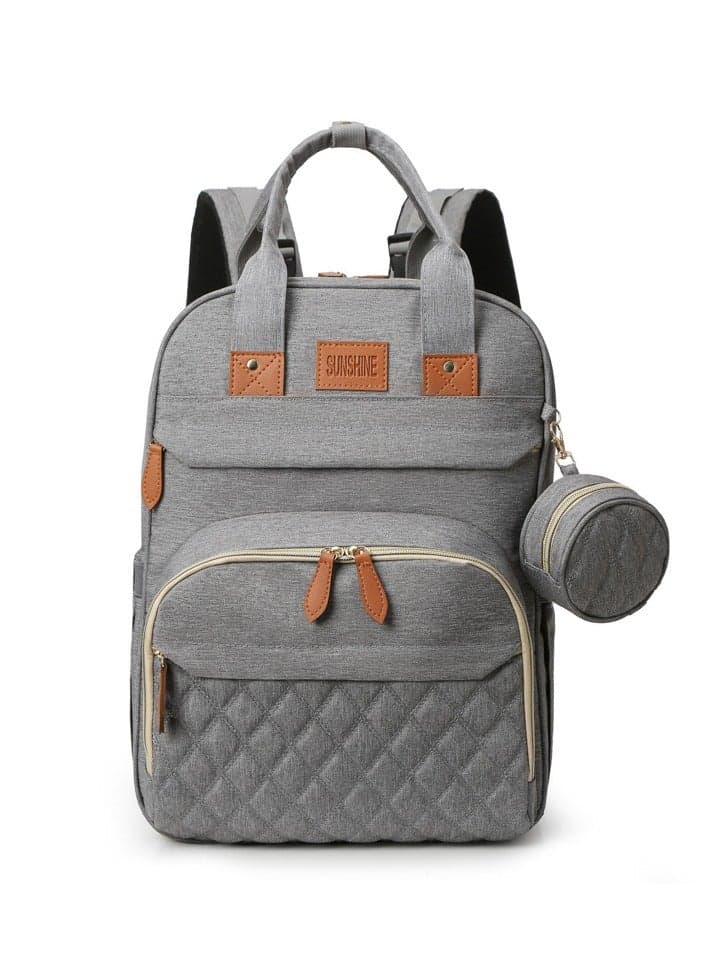 Portable Large Capacity Leisure Multifunctional Backpack, Baby Stroller Hanging Bag