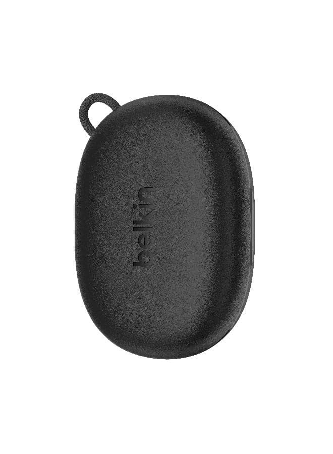 Belkin SoundForm ActiveFit Wireless Earphones with Built-in Microphone, USB-C Fast Charging, 36H Battery Life, IP54 Water Resistance - Bluetooth Earbuds for iPhone, iPad, Galaxy, Pixel, & More - Black Black