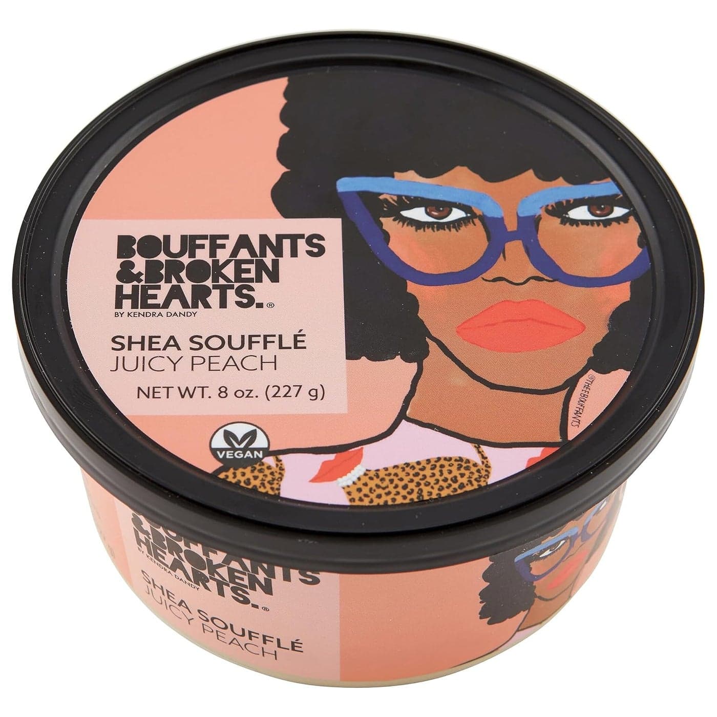 Scented Whipped Shea Butter for Skin Moisturizing African Raw Shea Butter Almond Oil and Coconut Juicy Peach Souffle 8oz