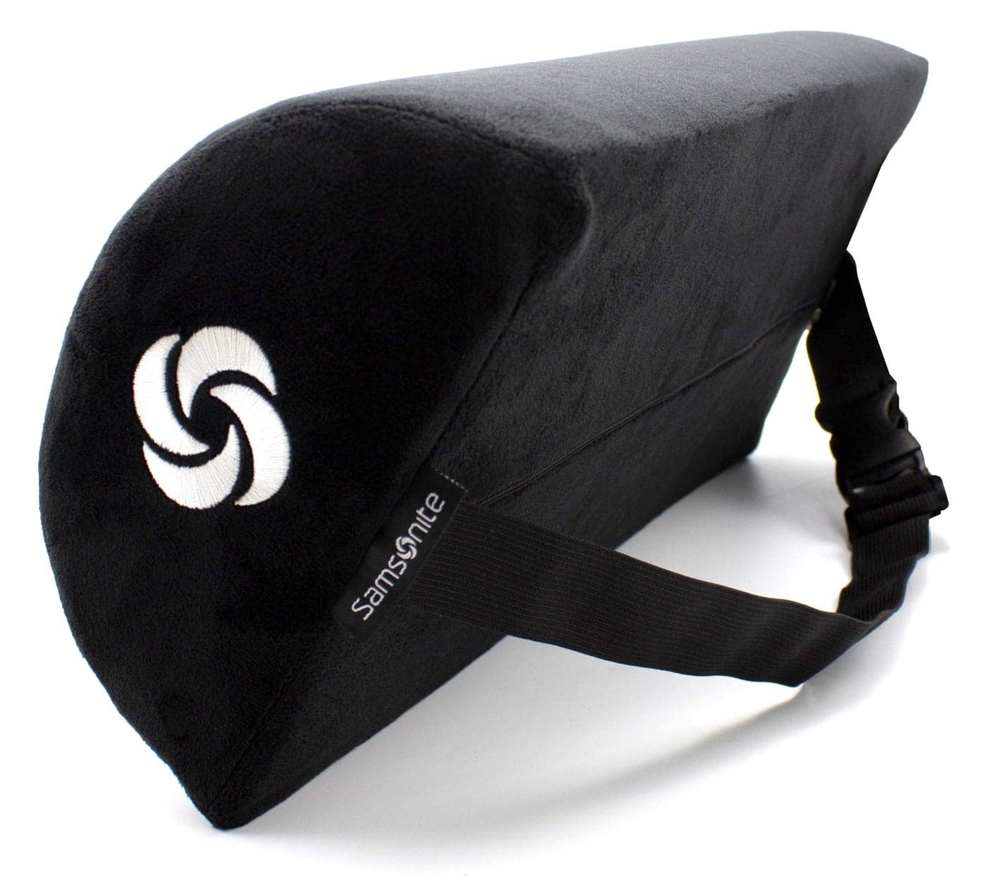 SAMSONITE Half Moon Lumbar Support Pillow Elevates Comfort 100 Pure Memory Foam Fits Most Seats