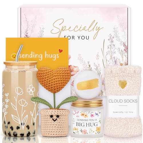 Care Package for Women Get Well Gifts for Women After Surgery Recovery Gift Get Well Soon Gift Baskets for Woman Sympathy, Thinking of You, Hug in a Box, Feel Better Gifts for Woman, College Girl, Her