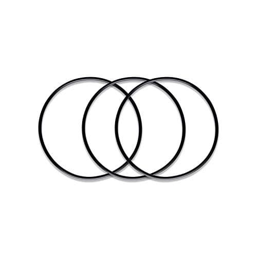 iSpring Housing O-Ring, 3 1/2", for RCC Series RO System and Countertop Water Filter Housing Sump O ring ORFx3, Black, 3 Piece