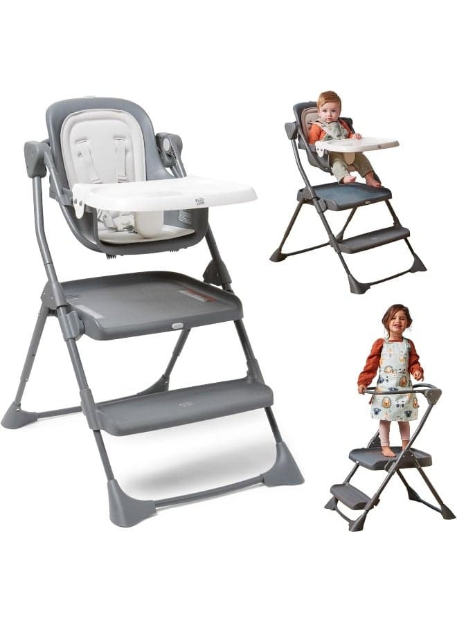 The First Years 2-for-1 Baby High Chair and Toddler Tower