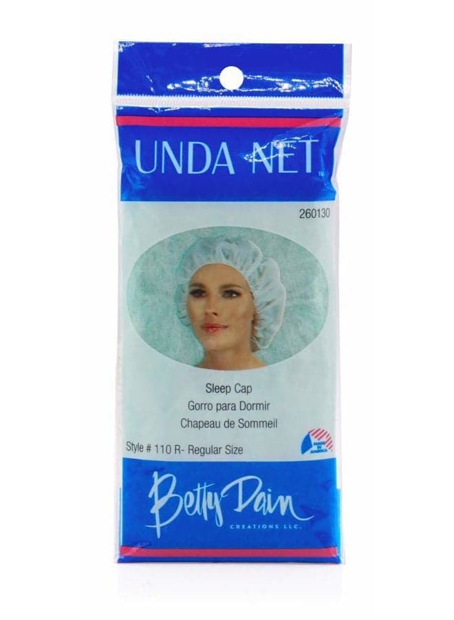 Unda Net Sleep Cap / Hairnet, Non-Woven Breathable Fabric, Protects Hair While You Sleep, Ideal for Industrial and Food Service Environments, Standard, 24 Per Pack