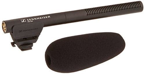 SENNHEISER Professional Shotgun Microphone with XLR-3 to 3.5mm Connector for Video Camera/Camcorder, Black (505453)