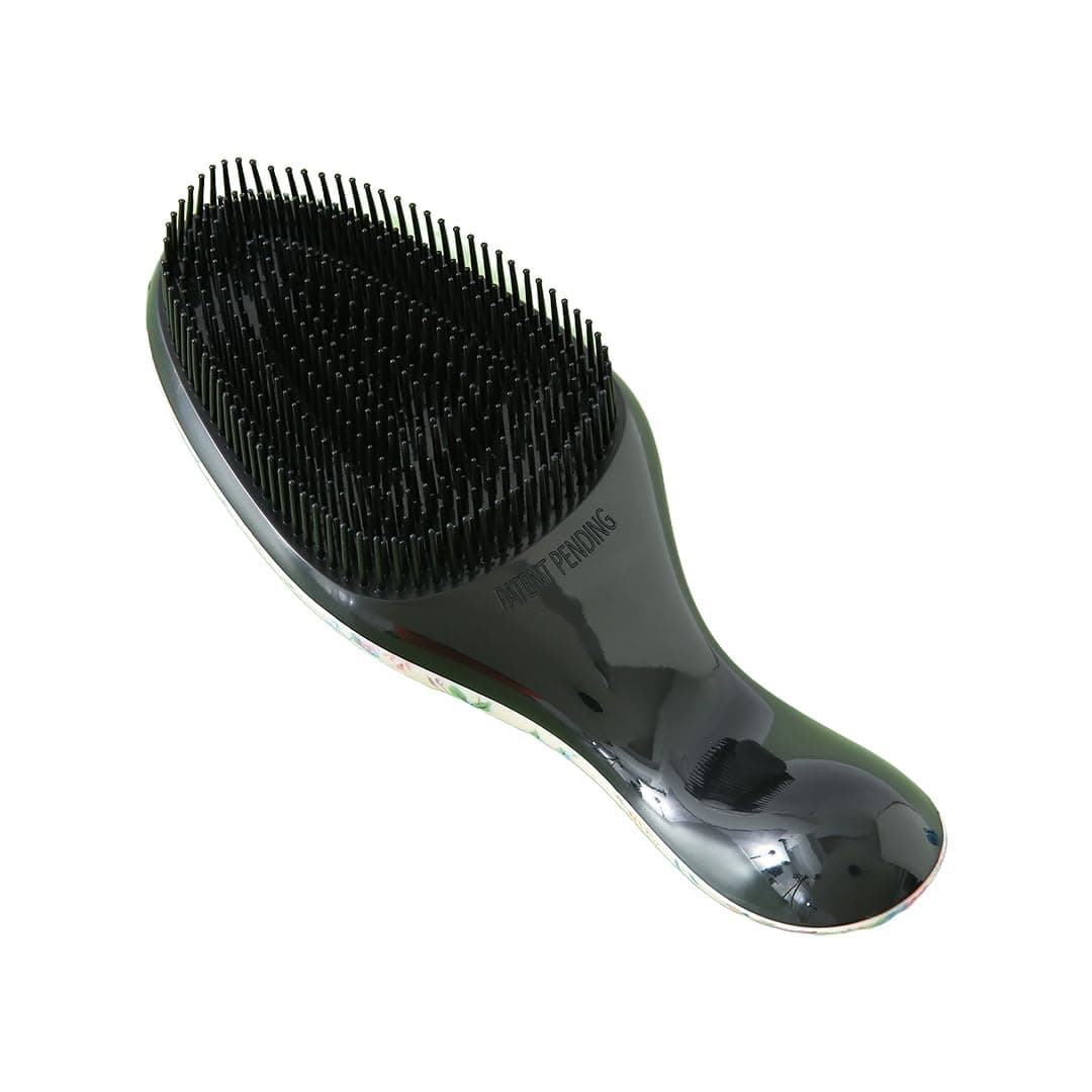 Rey Naturals Tadpole Series Gentle Detangler Brush Minimize Breakage Ideal for All Hair Types Comfortable Hold Comb for Women Men