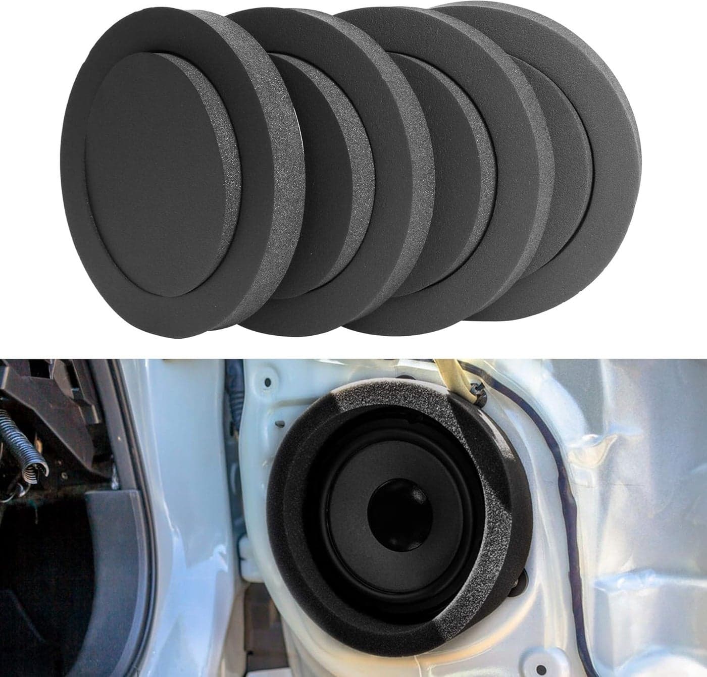 VOFONO 6.5 Inch Speaker Fast Rings (4 PCS)
