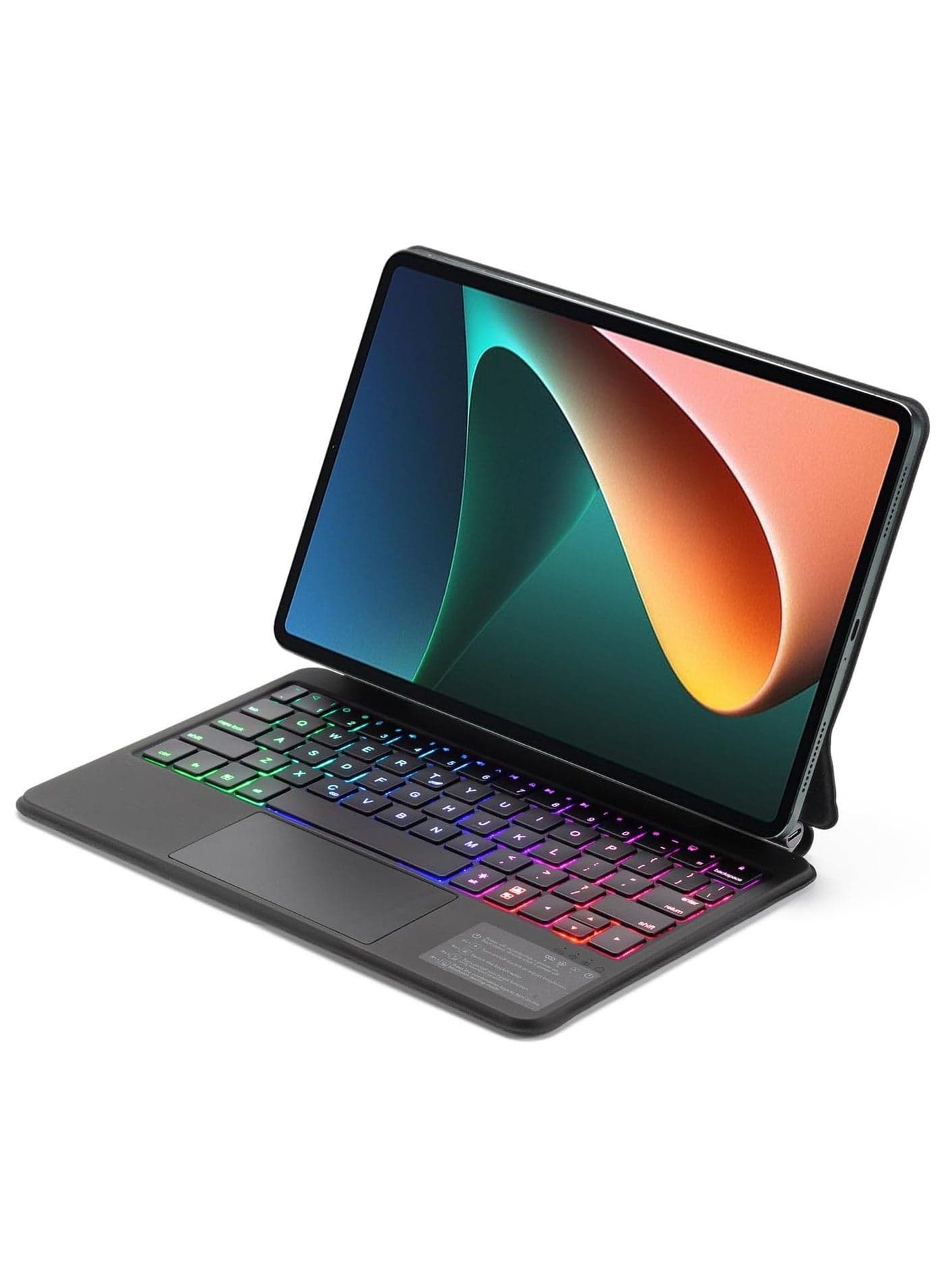 Magic Smart Bluetooth Keyboard Case Compatible with Xiaomi Mi Pad 6 / Pad 6 Pro 11 Inch 2023 with Trackpad RGB Backlit Keyboard
