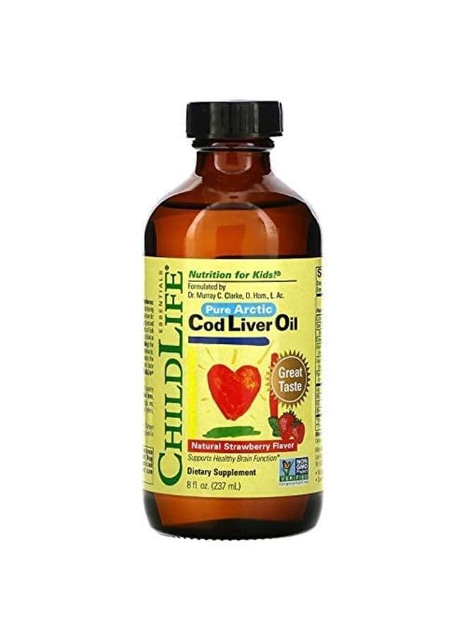 Child Life Cod Liver Oil, Glass Bottle, 8-Ounce
