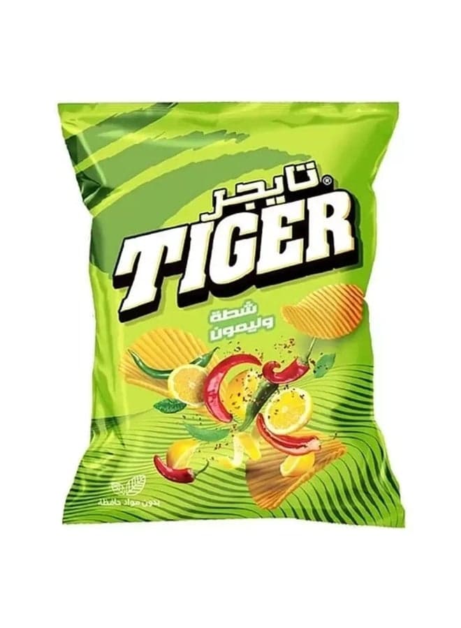 Tiger Chili and Lemon Flavored Potato Chips- 20x 12gms