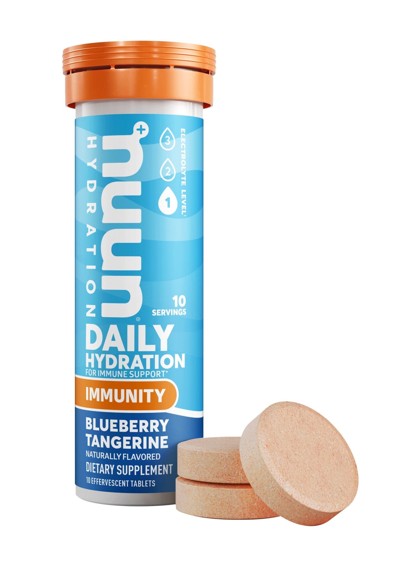 Hydration, Immunity, Blueberry Tangerine, 10 Effervescent Tablets