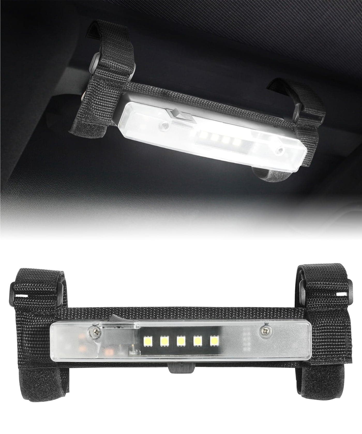 RACOONA UTV Dome LightUTV Interior LightUniversal Roll Bar Mount LED LightCar Accessories Interior Dome Light Utility Roll Cage Light Courtesy Light for UTV ATV RZR Truck Car Off Road Vehicle