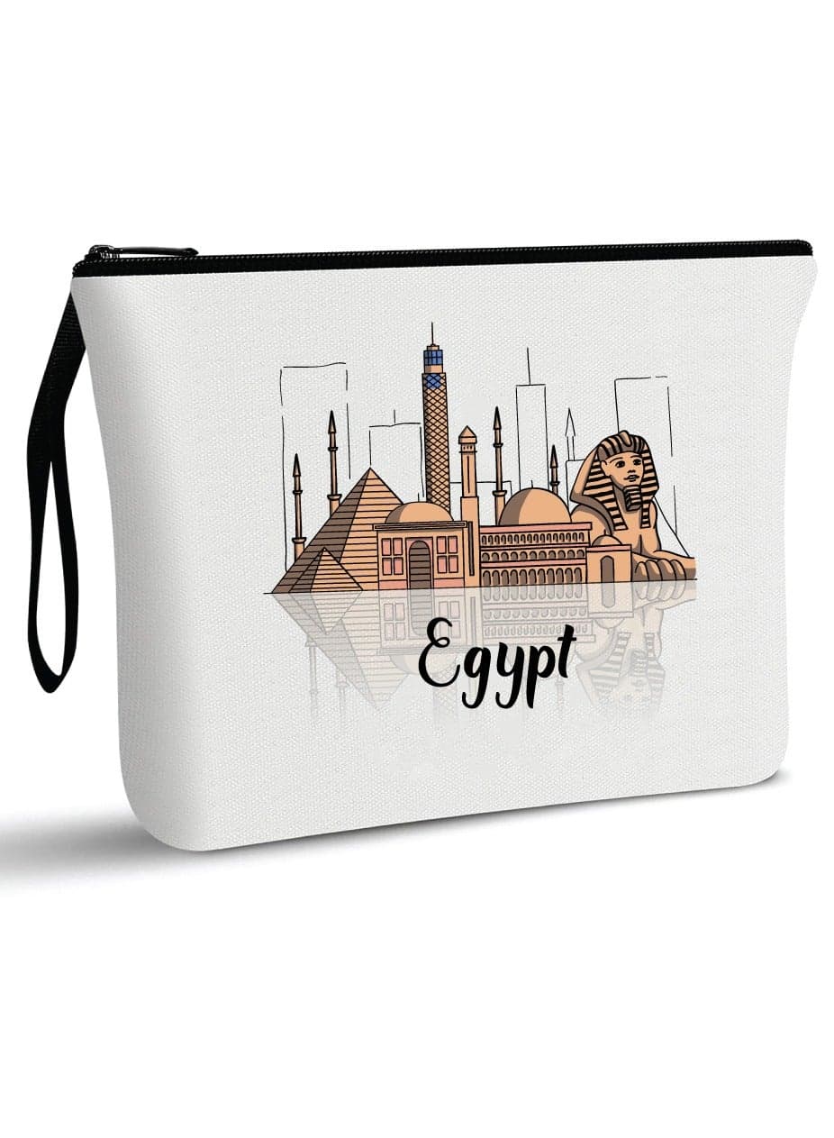 Egypt National Day Cosmetic Bag - Egypt with this Makeup Pouch - Perfect for Egypt Independence Day with this Stylish Cosmetic Bag - Gift for Any Egyptian