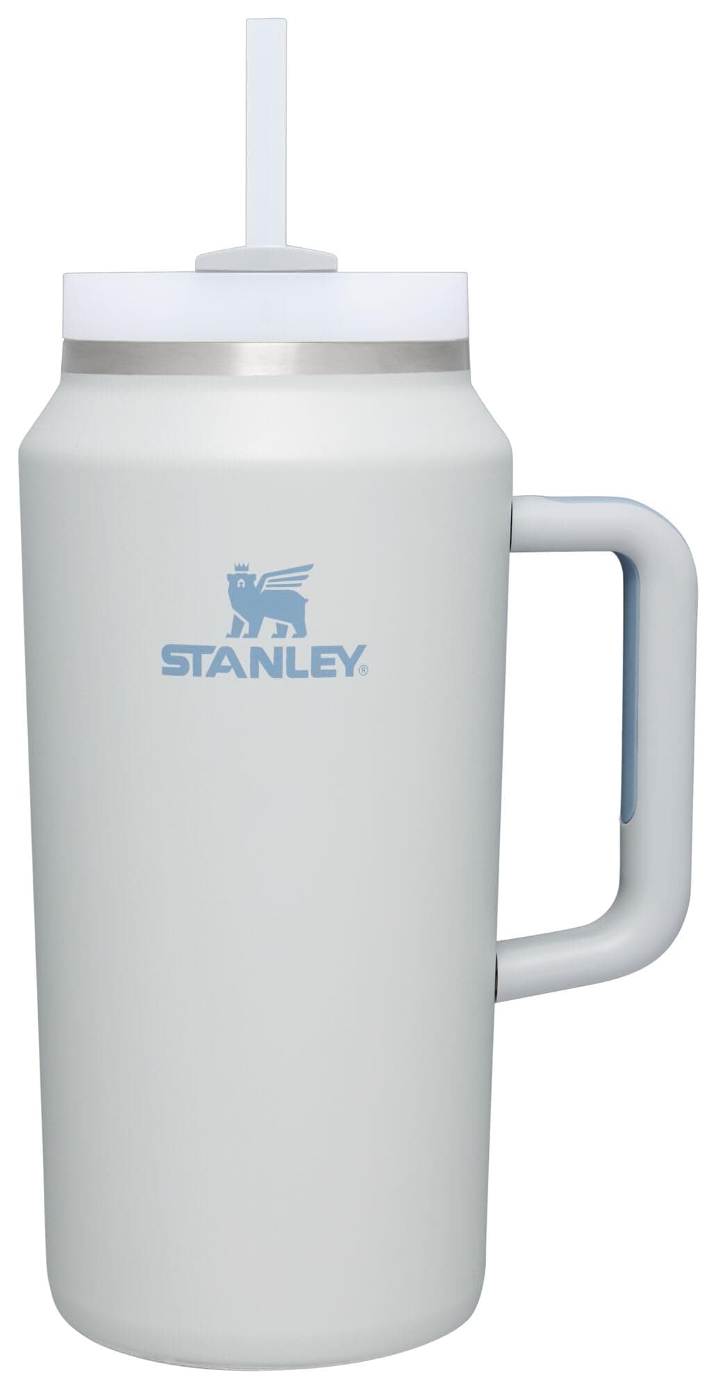Stanley Quencher H2.0 FlowState Stainless Steel Vacuum Insulated Tumbler with Lid and Straw for Water, Iced Tea or Coffee, Smoothie and More, Fog, 64 oz