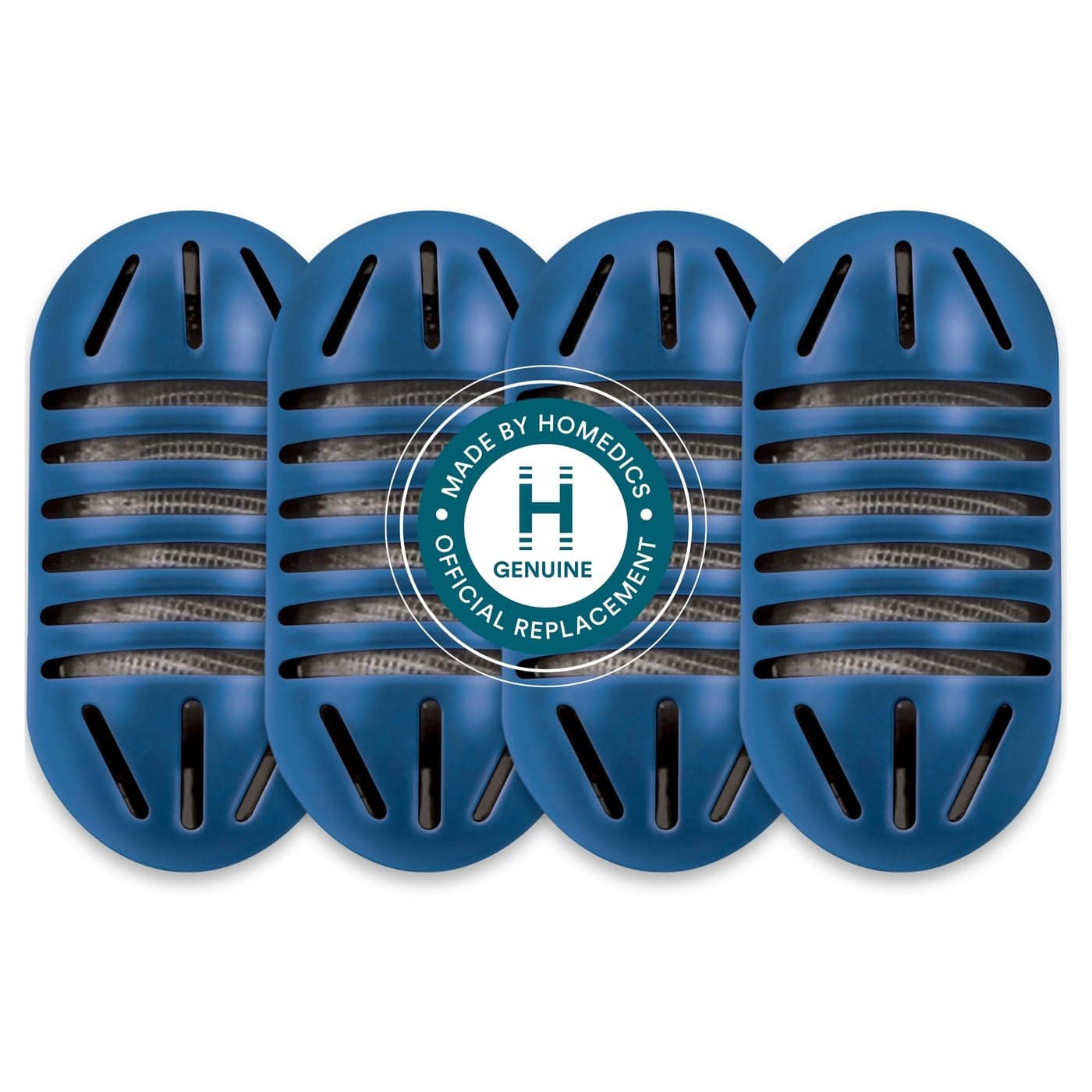 HoMedics Demineralization Cartridge for Ultrasonic Humidifiers 4Pack Humidifier Filter Replacements Filters Mineral Deposits and Purifies Water in Air Humidifiers for Bedroom Plants Office Blue