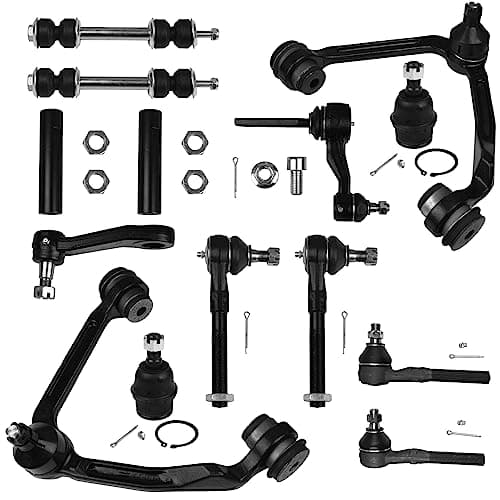MACEL RK8722 RK8724 Front Control Arm Kit Compatible with (4WD ONLY) 1997-2002 Ford Expedition, 1997-2003 F-150, 1997-1999 F-250, 1998-2002 Lincoln Navigator-14pcs Front Suspension Kit