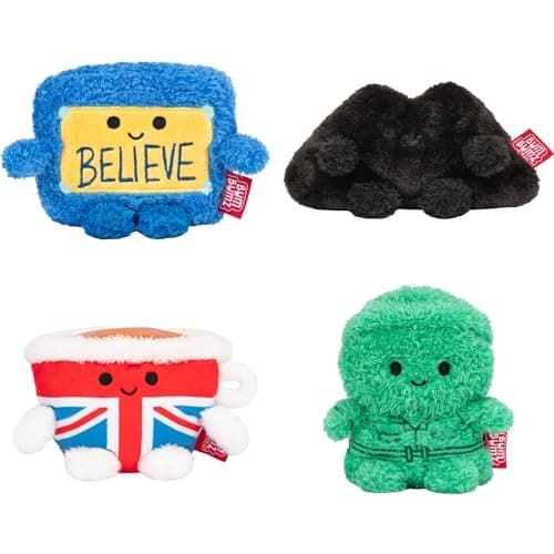 BumBumz 45inch Ted Lasso 4Pack Army Man Mustache Teacup Believe Poster Plush from The Makers of Original Squishmallows Ages 3