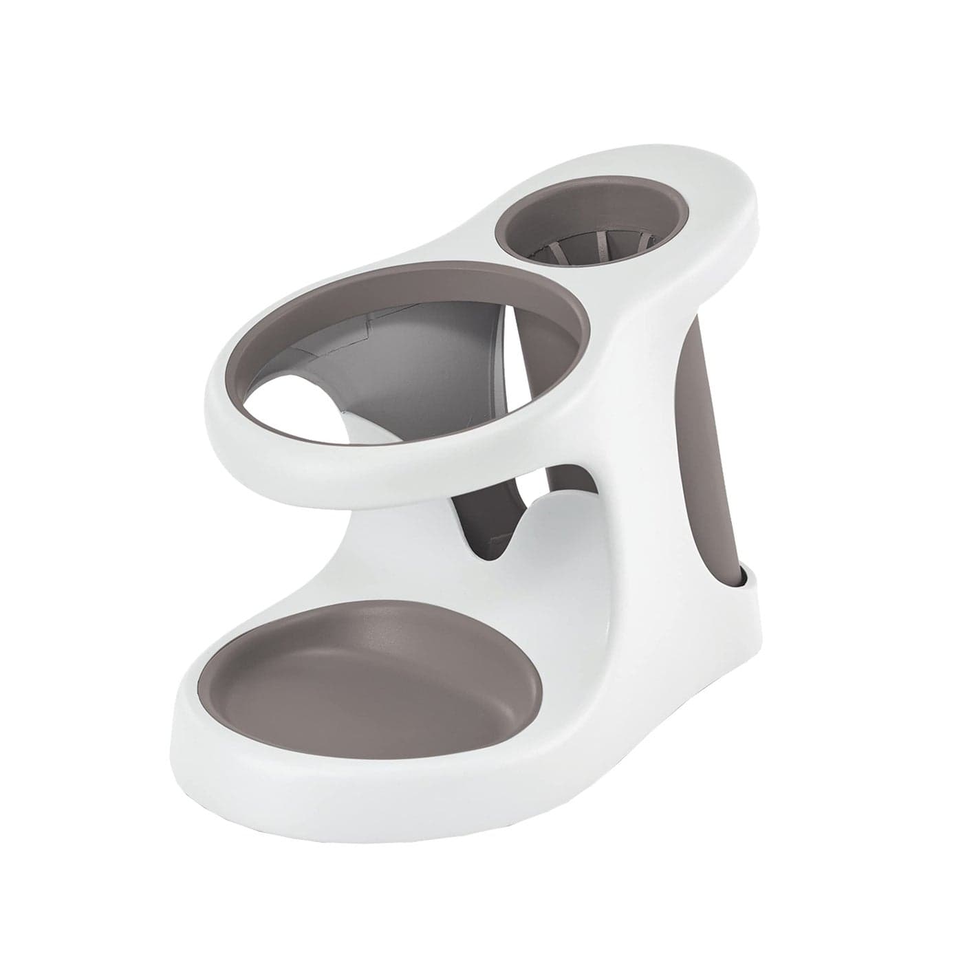Polder WhiteGray Style and Store Bathroom Accessory