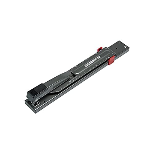 Bostitch Office AntiJam Long Reach Stapler 20 Sheet Capacity Adjustable Durable Black