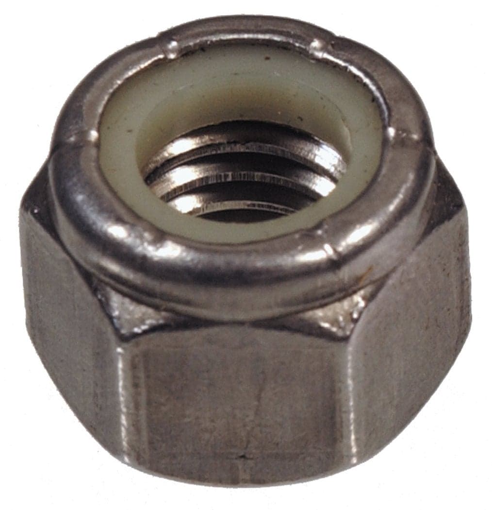 The Hillman Group 4357 3824 Stainless Steel Stop Nut Nylon Insert 8Pack