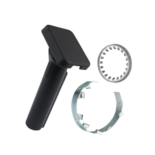 omoZone Spare Tire Carrier Lock Cylinder Cover Tube and Rings Kit Compatible with 1999-2013 Chevy Silverado GMC Sierra 1500 2500 3500 Pickup Replaces 15182986 15040331 15769308