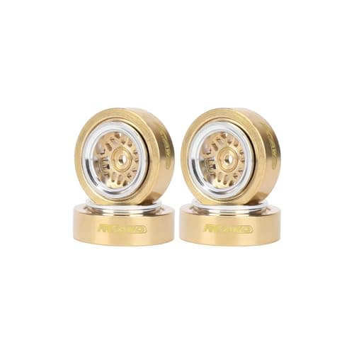 RCAWD SCX30 Brass Weights 70g RC Wheel Rims Beadlock GlueFree for Axial 130 SCX30 Series Upgrades Parts B