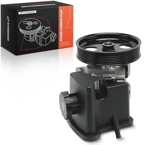A-Premium Power Steering Pump, with Reservoir & Pulley, Compatible with Mercedes-Benz C230 2003-2005, 1.8L Gas Supercharged, Replace # 359000341, 003-466-41-01