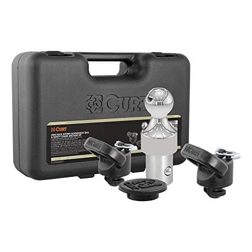 CURT 60638 OEM Puck System Gooseneck Hitch Kit, Fits Select Ram Trucks, 38,000 lbs. GTW, 2-5/16-Inch Ball, Pucks Required, Chrome Powder Coat
