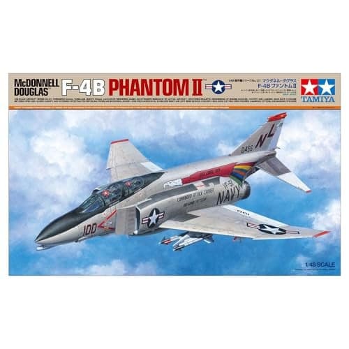 Tamiya 61121000 Vehicle 61121 148 F4B Phantom II Mcdonnell Douglas Faithful Replica Model Building Plastic Kit Crafts Hobby Model Kit Assembly Unpainted