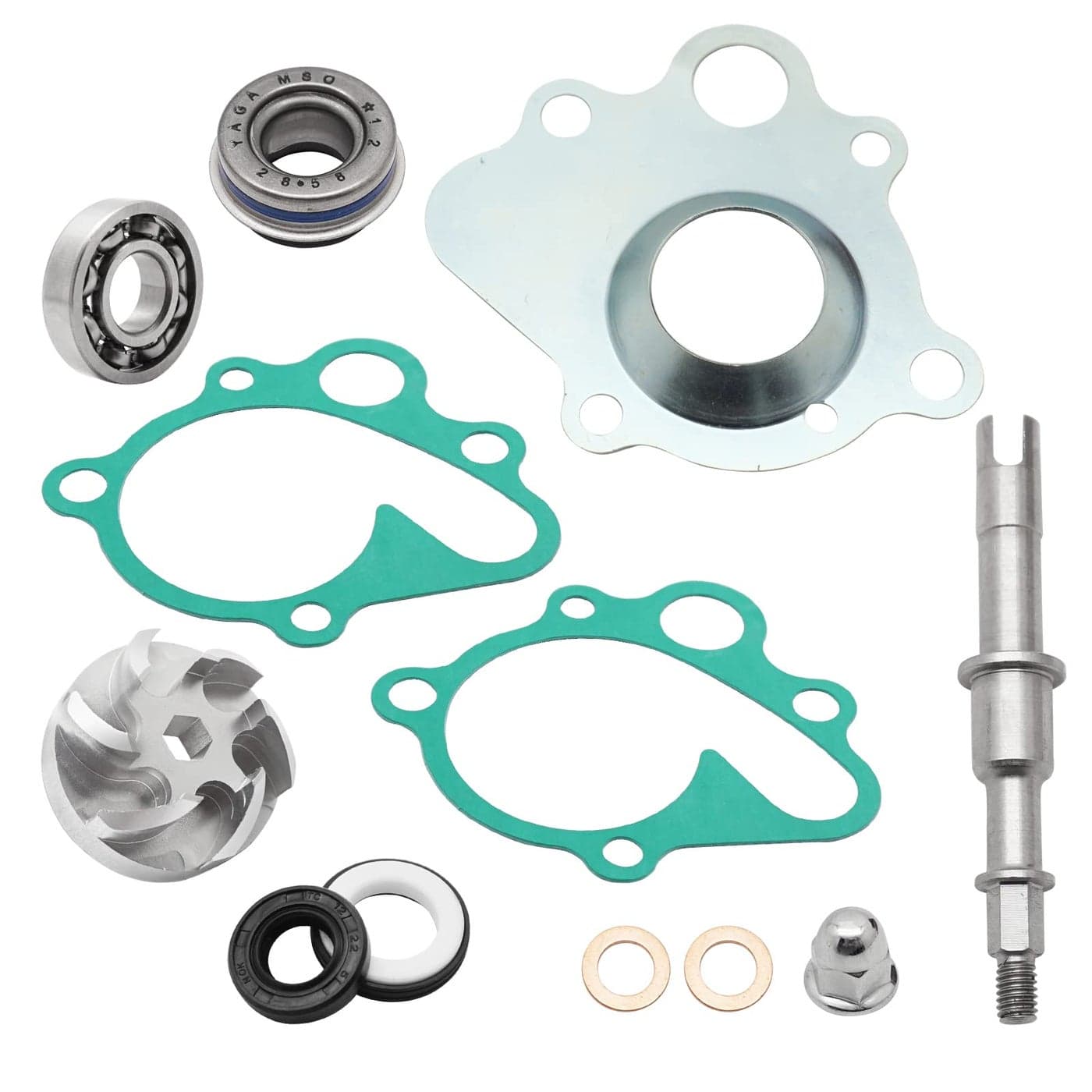 Water Pump Rebuild Kit for Honda TRX250R 19861989 ATC250R 19851986 Impeller Bearing Seal Separator