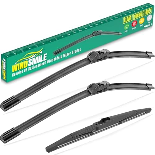 26" 16" 11" Windshield Wiper Blades Replacement for Chevrolet Chevy Trax 2024 2025 2026 Premium All Weather Front Rear Wipers Set - OEM Quality (Pack of 3)