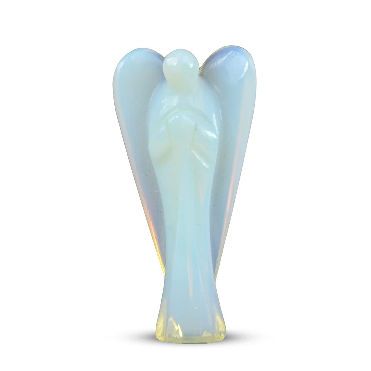 Reiki Crystal Products Opalite Angel Opalite Angel Statues Natural Crystal Stone Angel Size 76 cm 3 inch