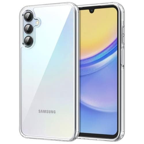 JETech Case for Samsung Galaxy A15 5G 4G 65Inch NonYellowing Shockproof Bumper Protective Phone Cover AntiScratch Hard PC Back Clear
