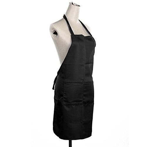 Yellow Weaves Waterproof Apron - 22 X 30 Inches, 1 Piece, (Black)