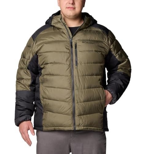 Columbia Men's Labyrinth Loop II Hooded Jacket, Stone Green/Shark, Large