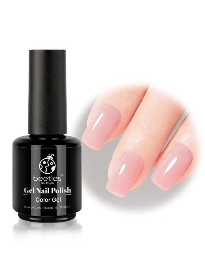 Beetles Gel Polish Uv Nail Nude Colour, 15 Ml Neutral Cream Brown , Led Lamp Required Gift For Art Diy Studio Home Manicure