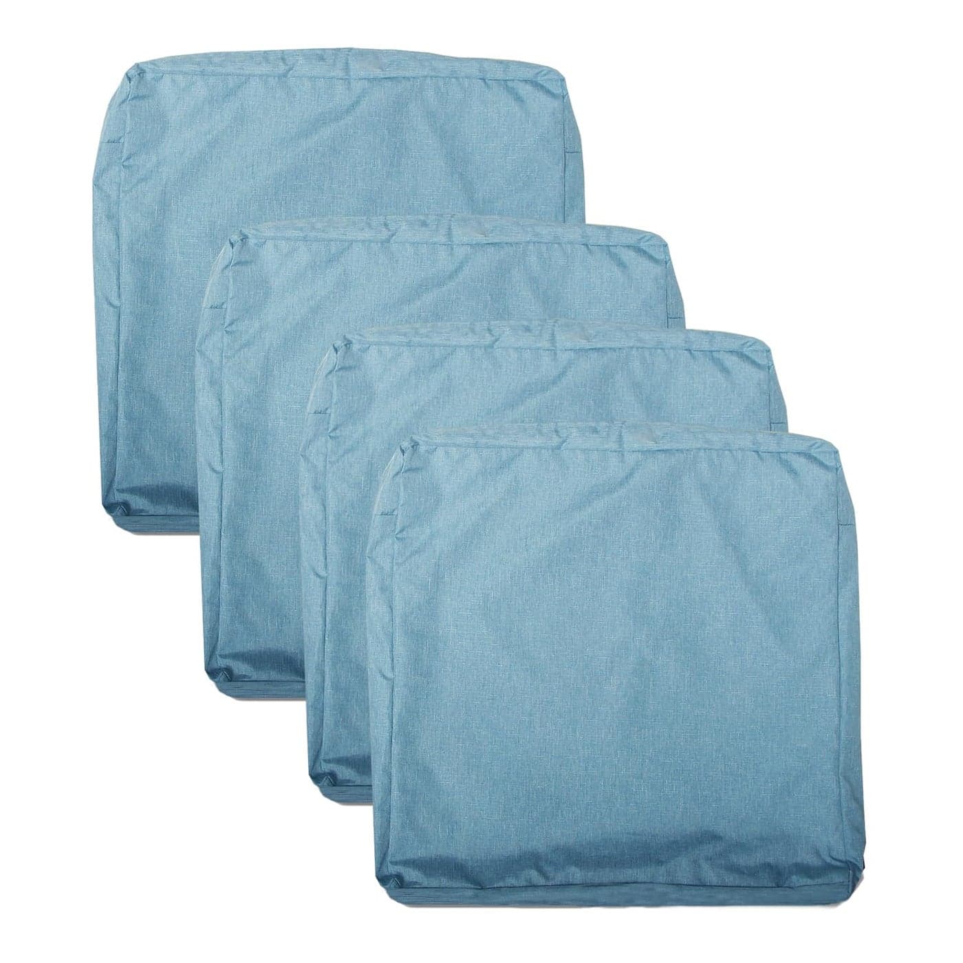 youngseahome Patio Seat Cushion CoversWashable Slip Covers ReplacementWaterproof Outdoor Furniture Chair Cushion Pillow Seat Cover for CouchGardenSofaWater Blue242444 Covers Only