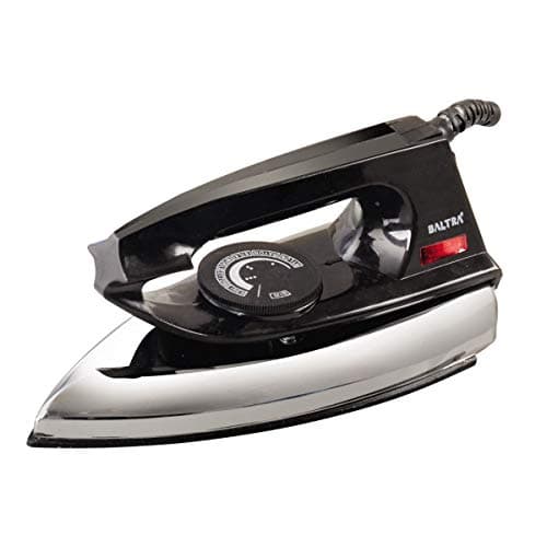 Baltra Casual 750 Watts Dry Iron | Non Stick Coated Soleplate | Light Weight | Adjustable temperature Control | Cotton Braided Swivel Cord | Press Iron for Clothes | 2 Years Warranty