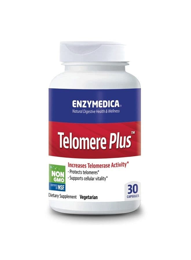 , Telomere Plus, Enzyme Support for Cellular Health, 30 Capsules