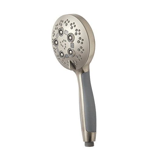 Speakman VS-1240-BN Rio Handheld Shower with 5 Sprays for Stylish Bathroom Décor, 2.5 GPM, Brushed Nickel