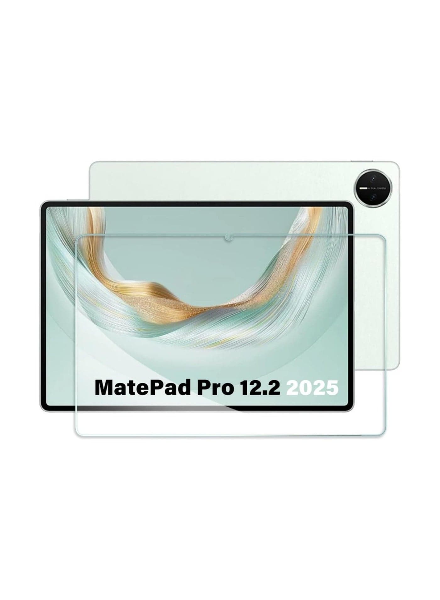 【2-pack】 Screen protector compatible with Huawei MatePad Pro 12.2-inch 2025 tempered glass film, 9H hardness scratch-resistant protective film, ultra-high definition bubble-free