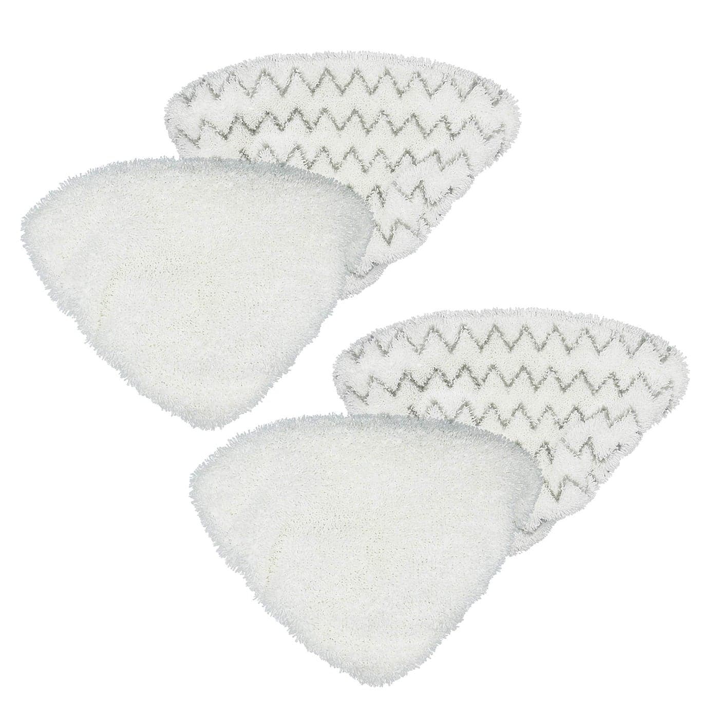 Flintar Replacement Steam Mop Pads Compatible with Bissell PowerEdge and PowerForce LiftOff Steam Mop 2078 2165 20781 Series Mop Pads Refill 4Pack 2 Soft 2 Scrubby