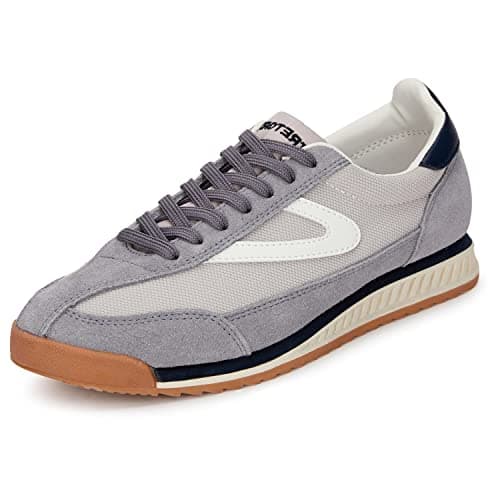 TRETORN Women's Rawlins Fashion Sneakers, Grey/White, 6.5