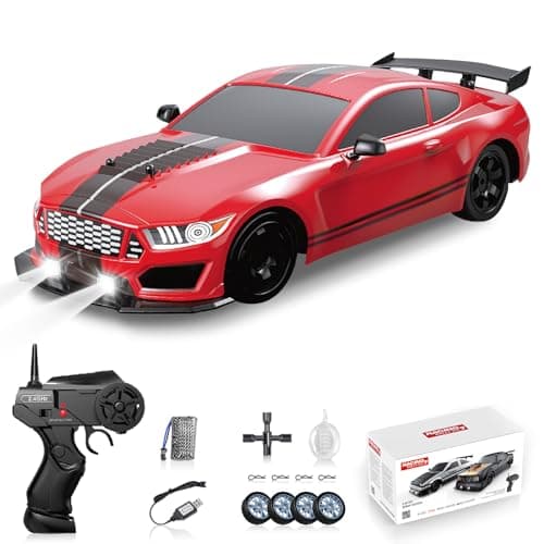 Sakeye RC Drift Car Drifting RC Car 24GHz 116 RC Cars 4WD High Speed Remote Control Cars with LED Lights Rechargeable Battery Racing Sport Toy Vehicle for Adults Boys Kids