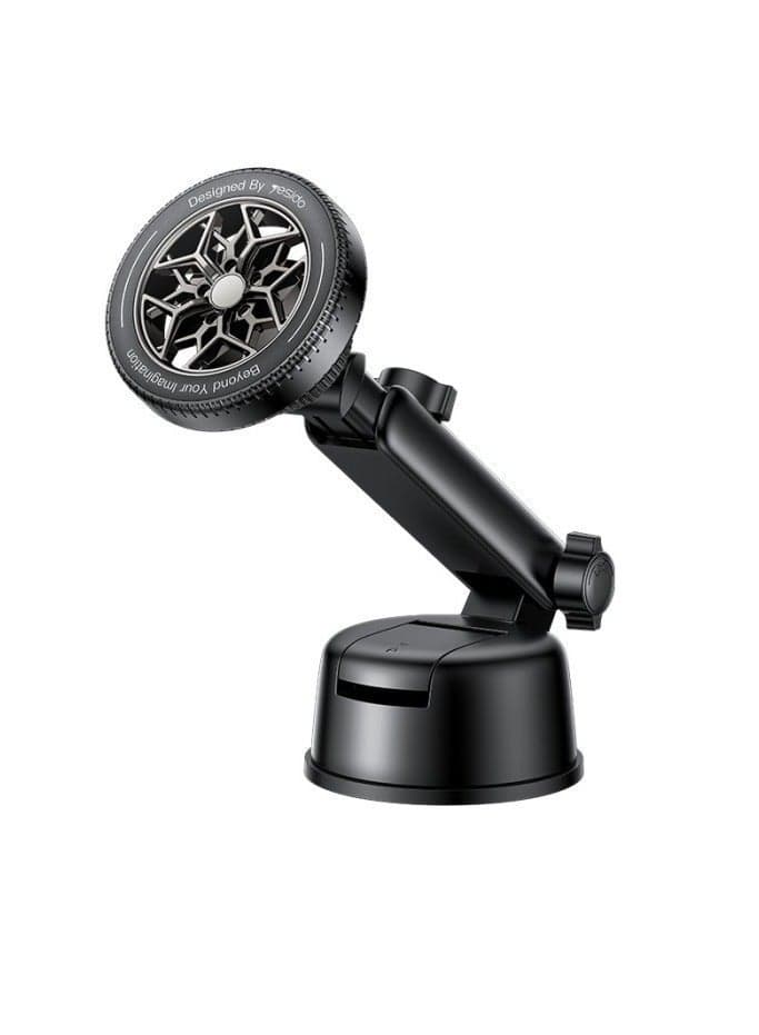 C266 360° Rotatable Ring Shaped Magnetic Car Phone Holder for Dashboard