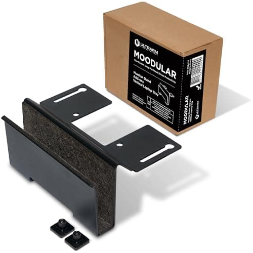 ULTRARM Moodular Addons Vertical Laptop Tray Accessory Only Requires Moodular Wooden Monitor Stand Slide Rails for Use Black MSAVLT