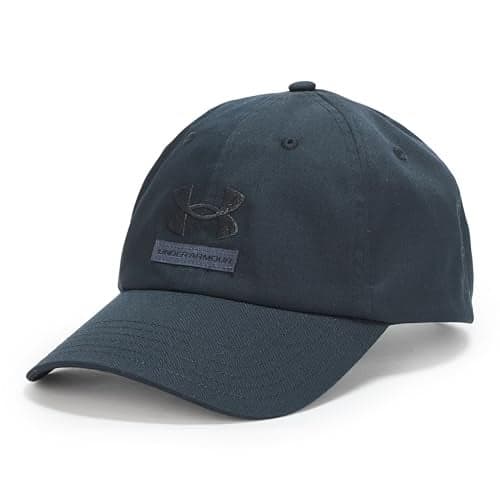 Under Armour Men's Branded Hat, (007) Black / / Black, One Size Fits Most