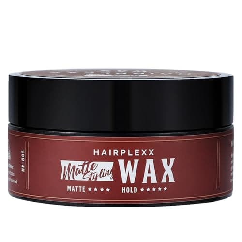 Hairplexx Matte Wax Matte Finish Molding Hair Paste Strong Hold All Day Improve Texture and Thickness For All Hair Types Paraben Free 27 oz