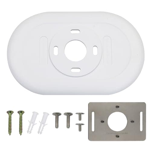 Nest Thermostat Trim kit,Nest Thermostat Wall Plate for Google Nest Thermostat-Programmable WiFi Thermostat Accessory (White
